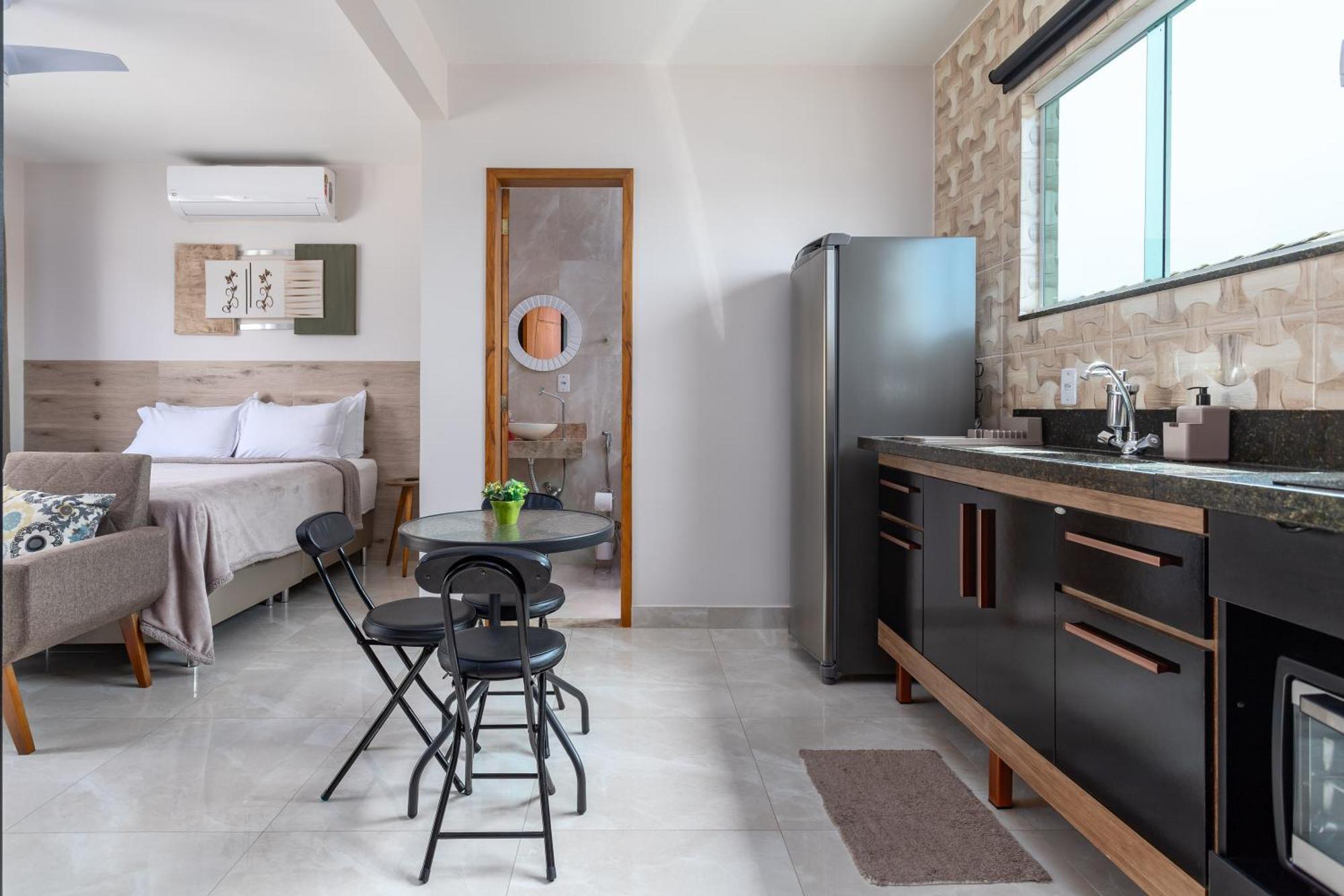 Studio Apto Com Varanda Garagem Tv Smart Wi-Fi Maricá Exteriör bild